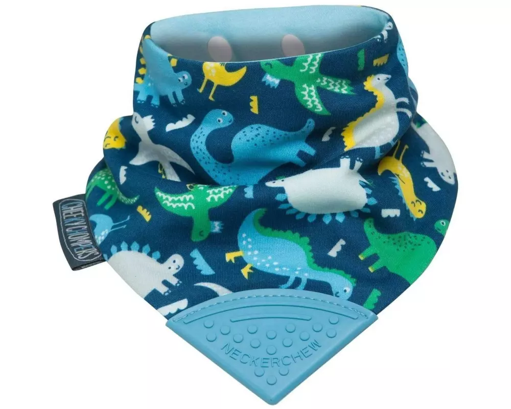 Cheeky Chompers Beisslätzchen Neckerchew Dino Friends 45 x 18 cm