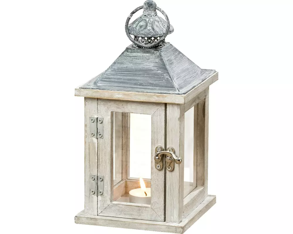 Boltze Laterne Stella 25 cm, Weiss