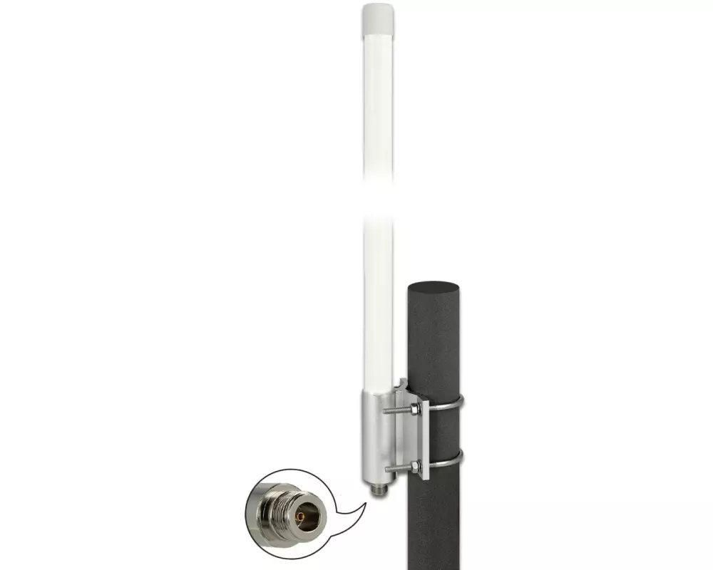 Delock 5G/LTE-Antenne Outdoor, 2.9dBi N-Type 2.9 dBi Rundstrahl