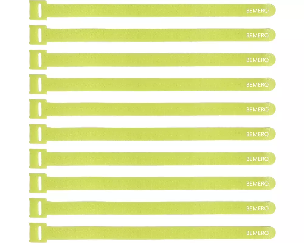 Bemero Kabelklett 30015GN-MP 10 Stück, Grün