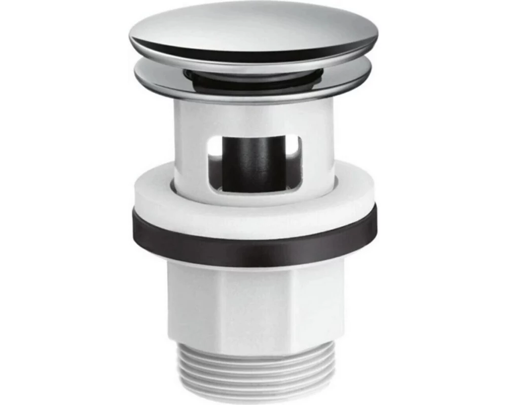 hansgrohe Ablaufgarnitur PUSH-OPEN Kunststoff Chrom G 1 1/4