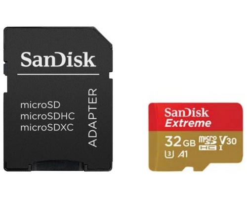 SanDisk Extreme 32 GB Class 10/UHS-I (U3) microSDHC
