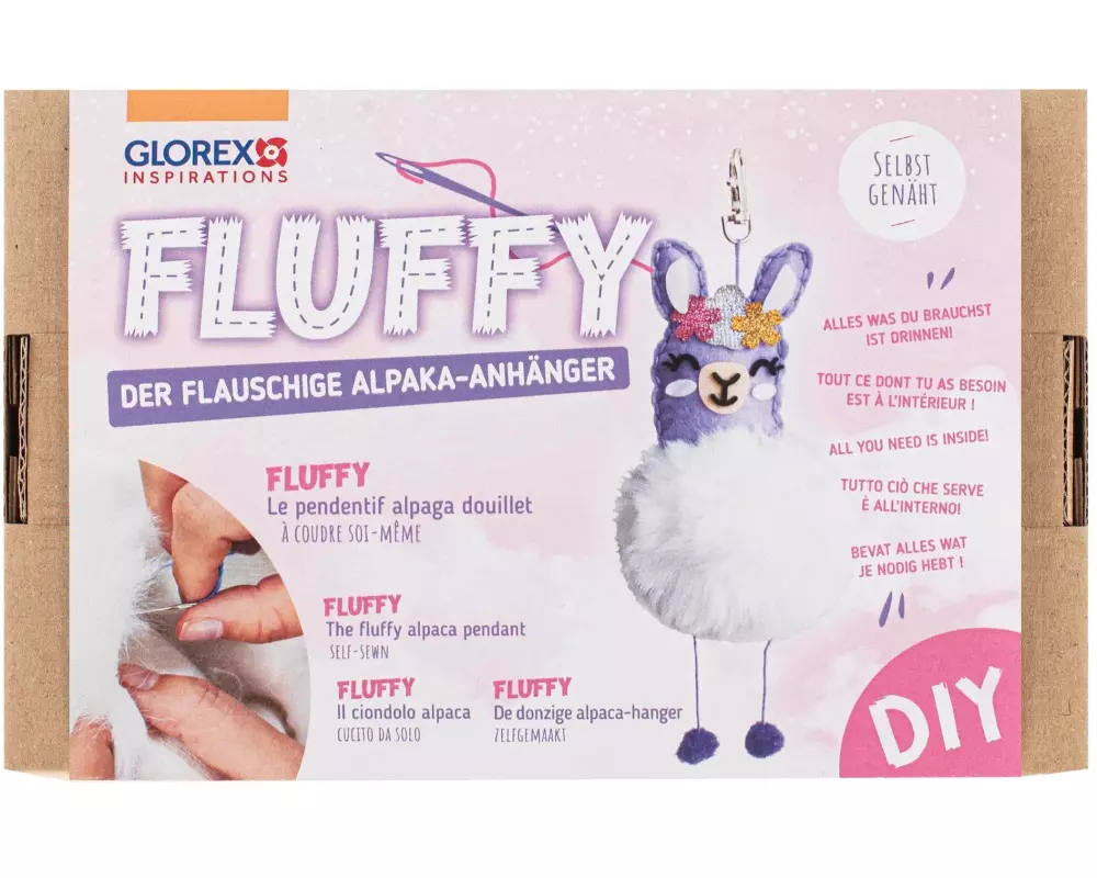 Glorex Bastelset Alpaka Anhänger