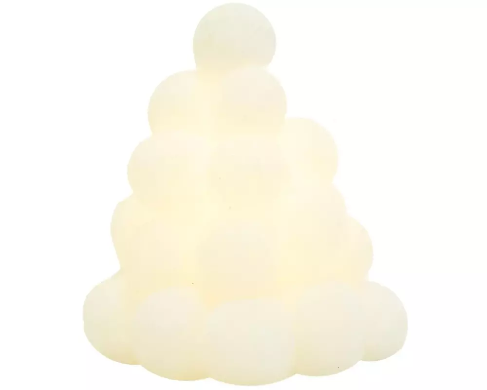 Sirius Tischdeko Schneeball Evy, 13 cm, Weiss