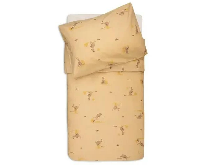 Jollein Bettwäsche – Kangaroots 120 x 150 cm