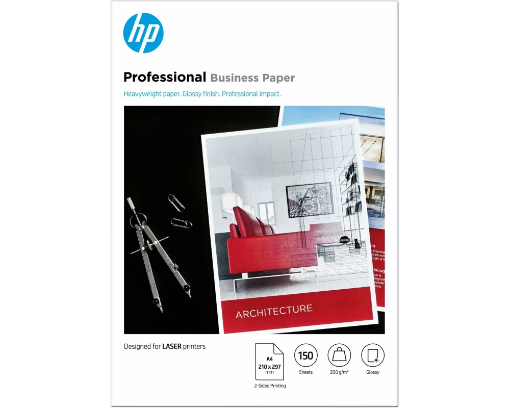 HP Prof Gls LJ A4 200g 150sh FSC Paper
