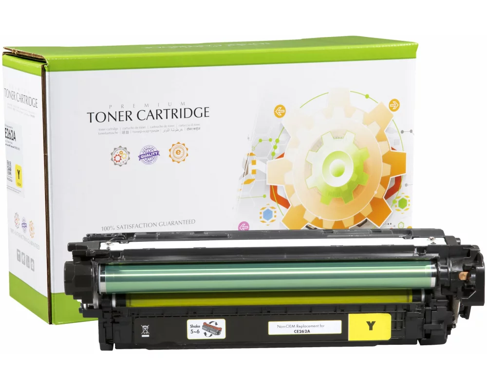 STATIC Toner cartridge compatible with HP CE262A yellow compatible 11.000 pages