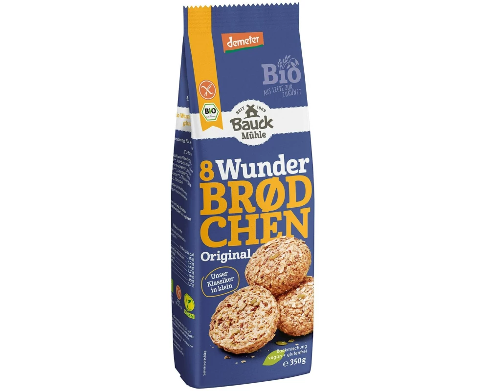 Bauck Mühle Backmischung Wunderbrodchen Original 350 g
