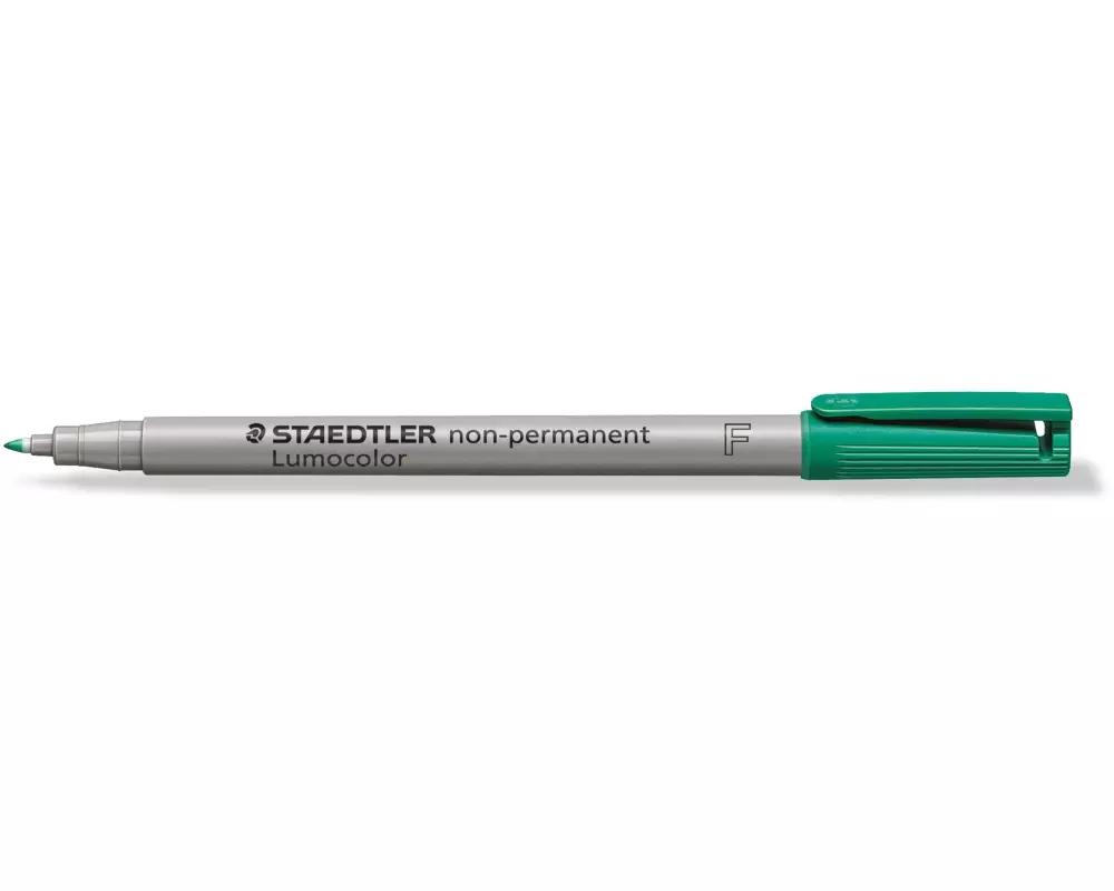 Staedtler Folienstift Lumocolor 316 F Grün, wasserlöslich, 10 Stück