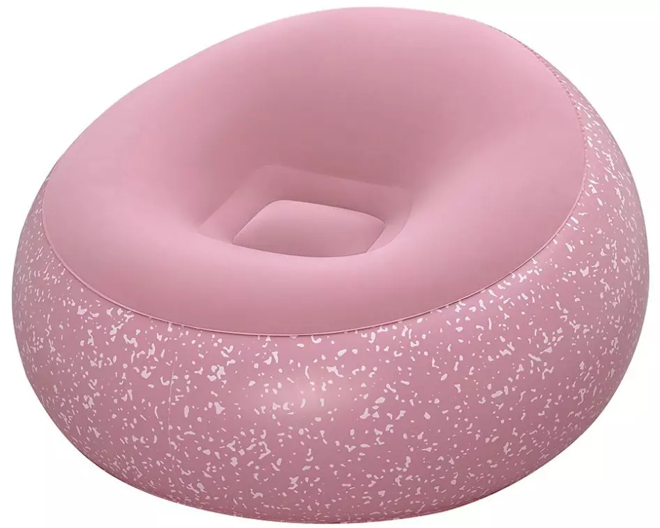 Bestway Aufblasbarer Sessel Inflate Rosa, 112 x 112 cm