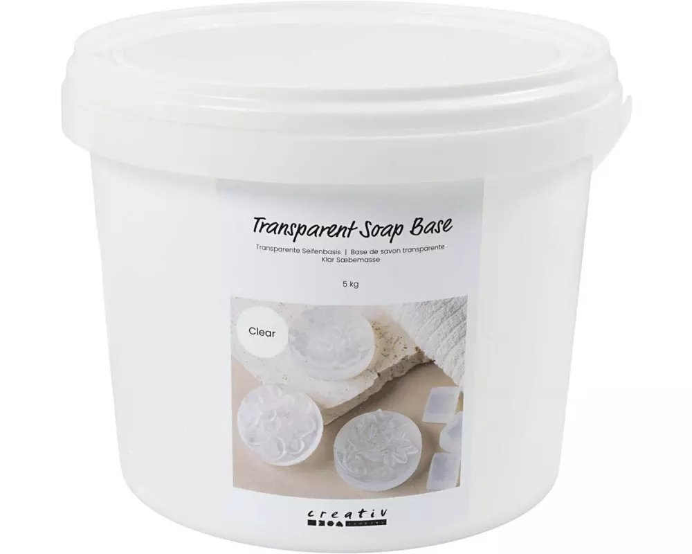 Creativ Company Klare Seifenbasis, Granulat, 5000 g/ 1 Pck