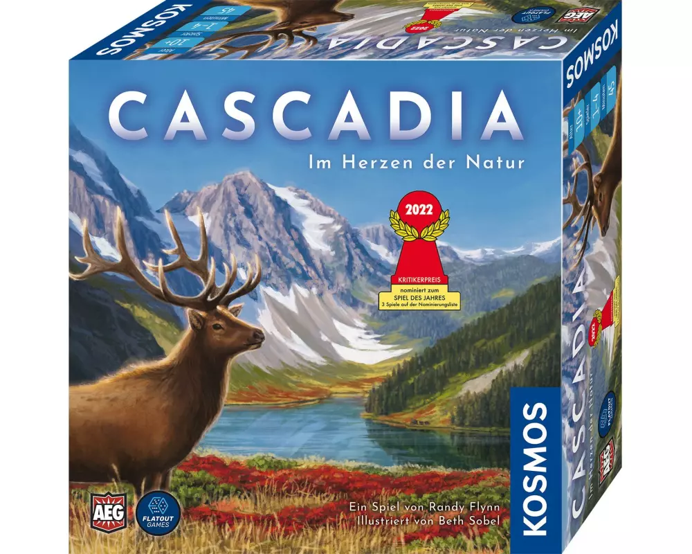 Kosmos Familienspiel Cascadia – Im Herzen der Natur