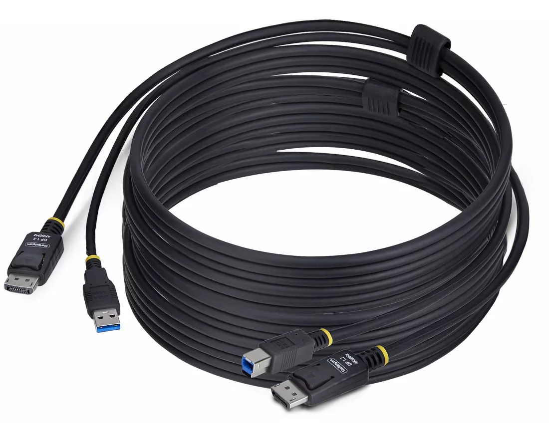 StarTech.com DU12210-KVM-CABLE Tastatur/Video/Maus (KVM)-Kabel Schwarz 3,1 m