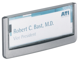 DURABLE Türschild Click Sign 486037 graphit, Kunststoff 149x52.5mm