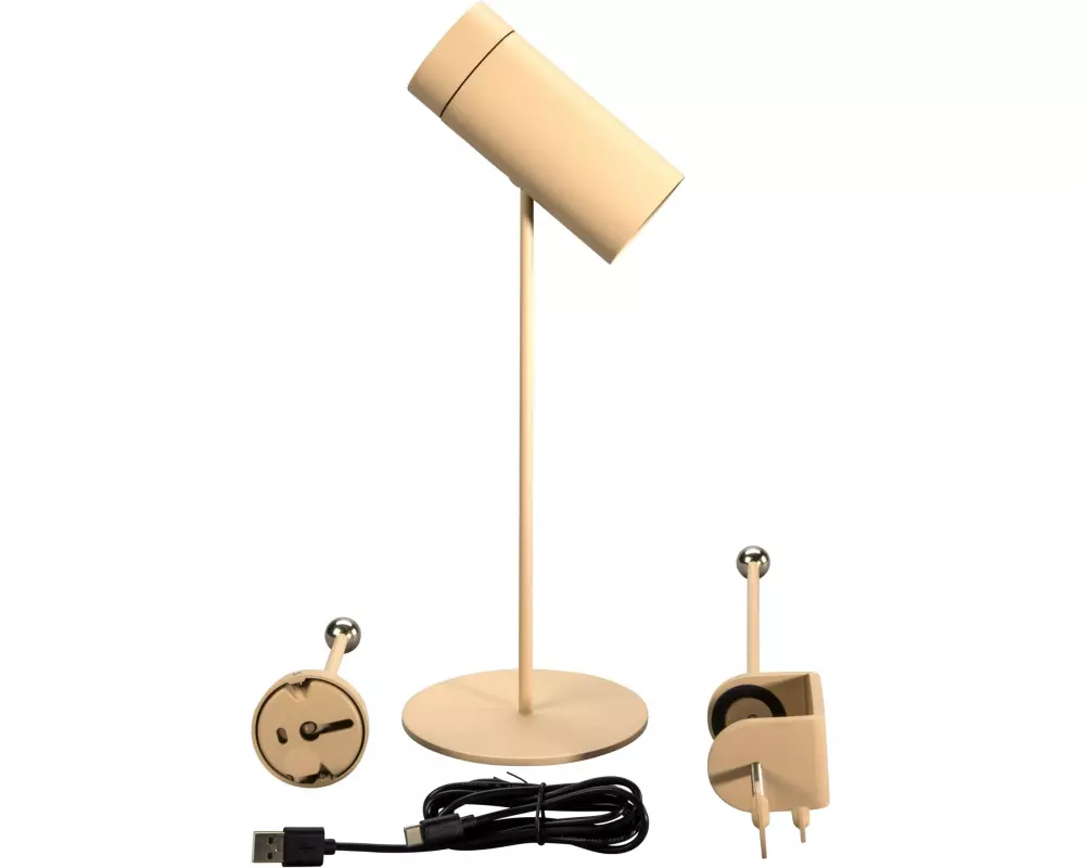 Konstsmide Akku-Tischleuchte Multi LED 2200/3000K, Dimmbar - Sand