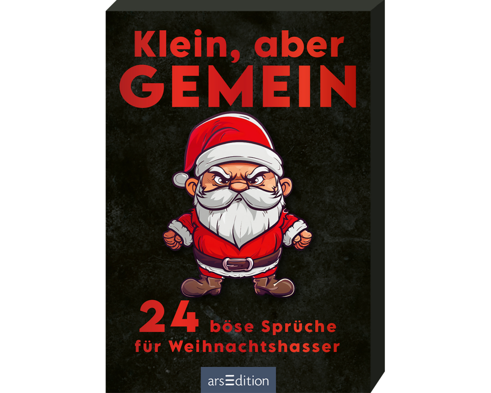 ARS EDITION Adventskalender 7.2x10.5cm 136193 24 böse Sprüche