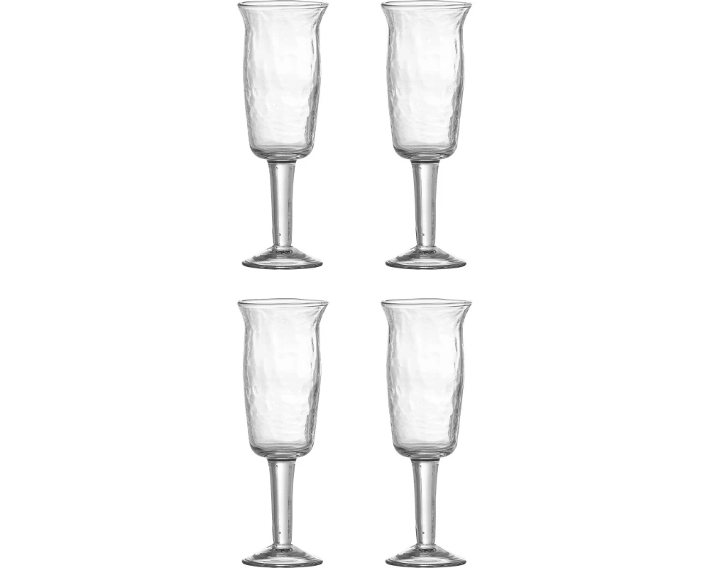 Bloomingville Weissweinglas Asha 250 ml, 4 Stück, Transparent