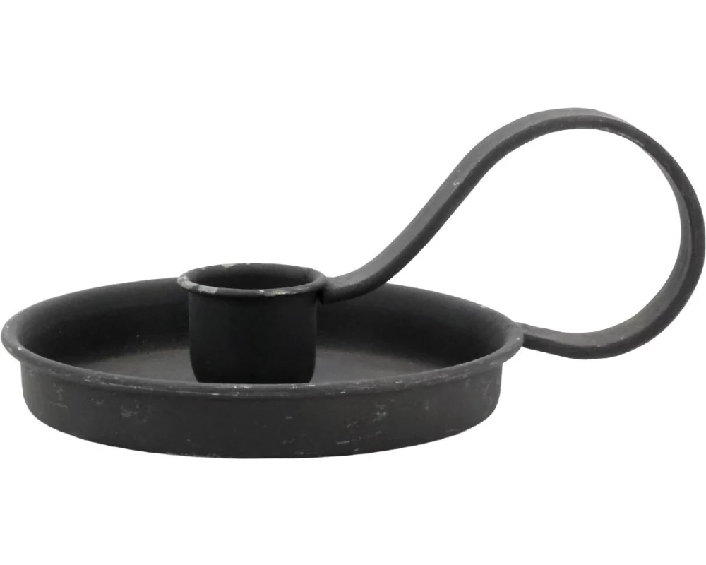 Chic Antique Kerzenständer antique 6 cm 1 Stück, Schwarz