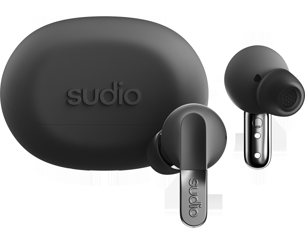 SUDIO Noise Cancelling Earbuds N3PROBLK N3 Pro, Black, Wireless