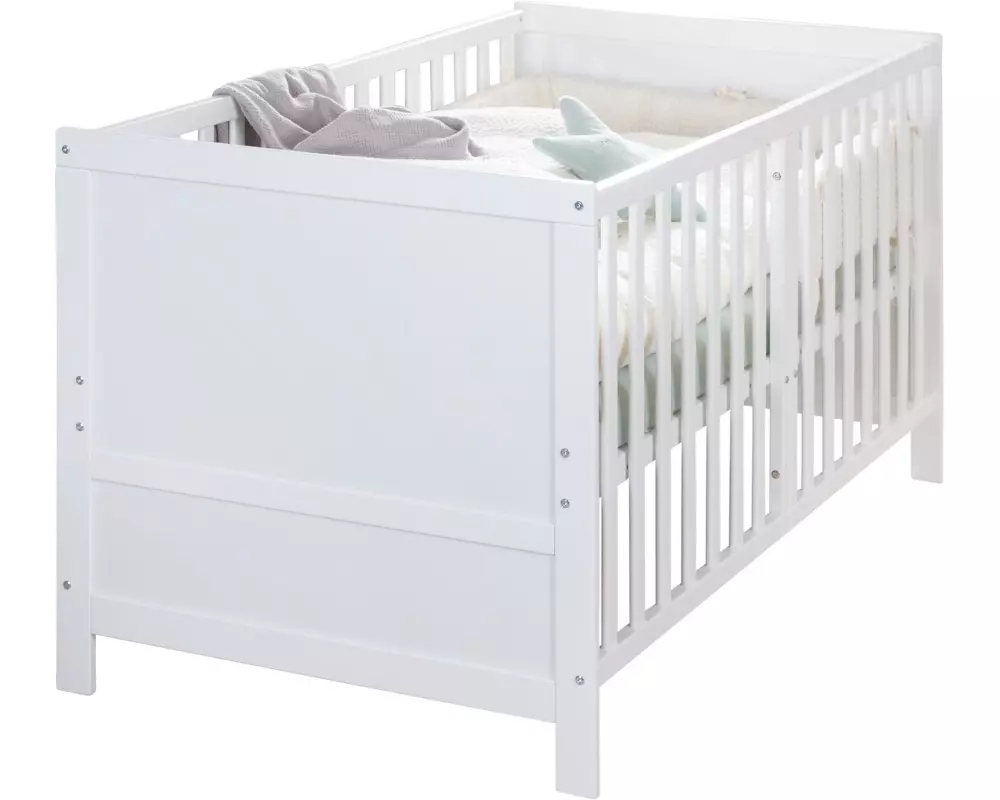 roba Babybett Kombi Easy Sleep Weiss, 70 x 140 cm