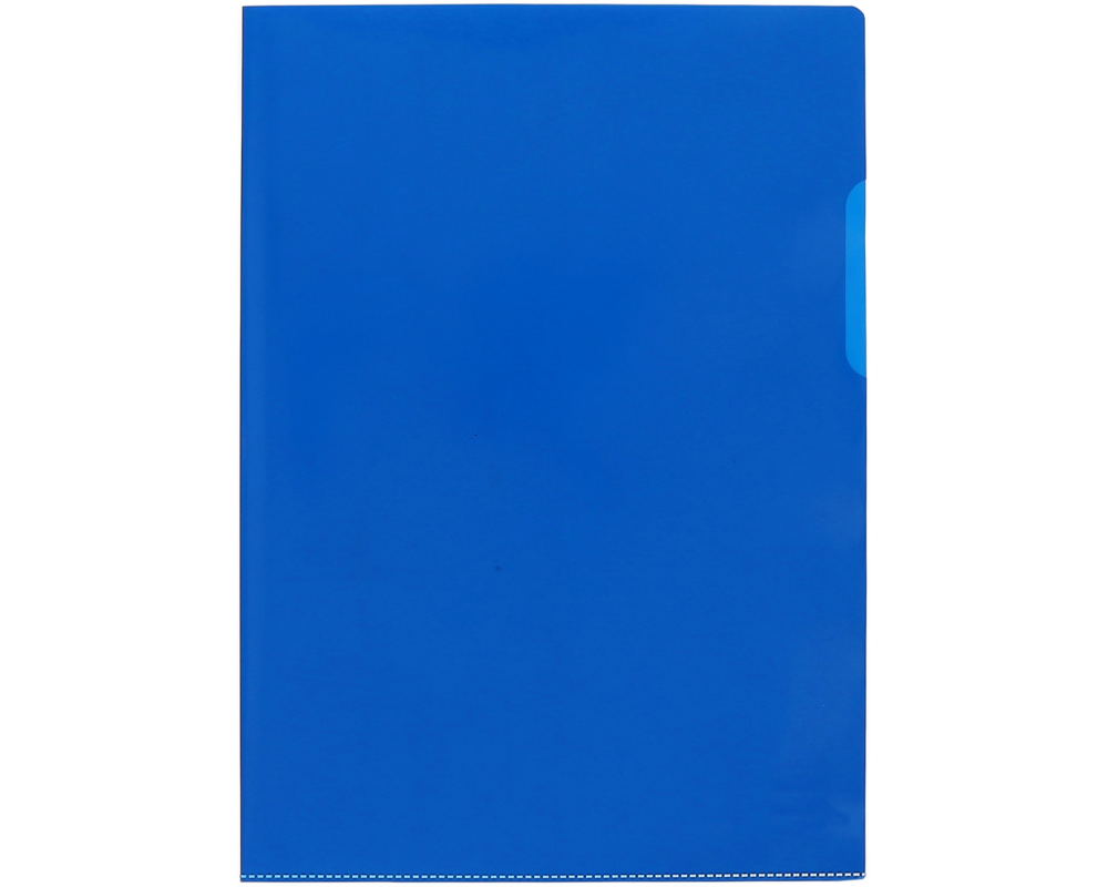 NOVOOO Pro Sichtmappen 120 my A4 400208199 blau, genarbt 100 Stück