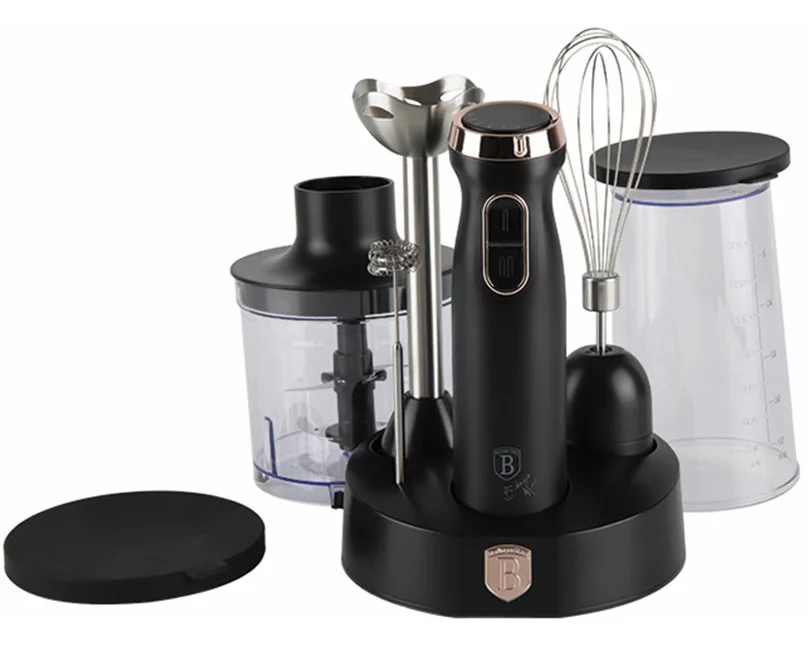 Berlinger Haus Stabmixer Set 6-teilig Black Rose Collection