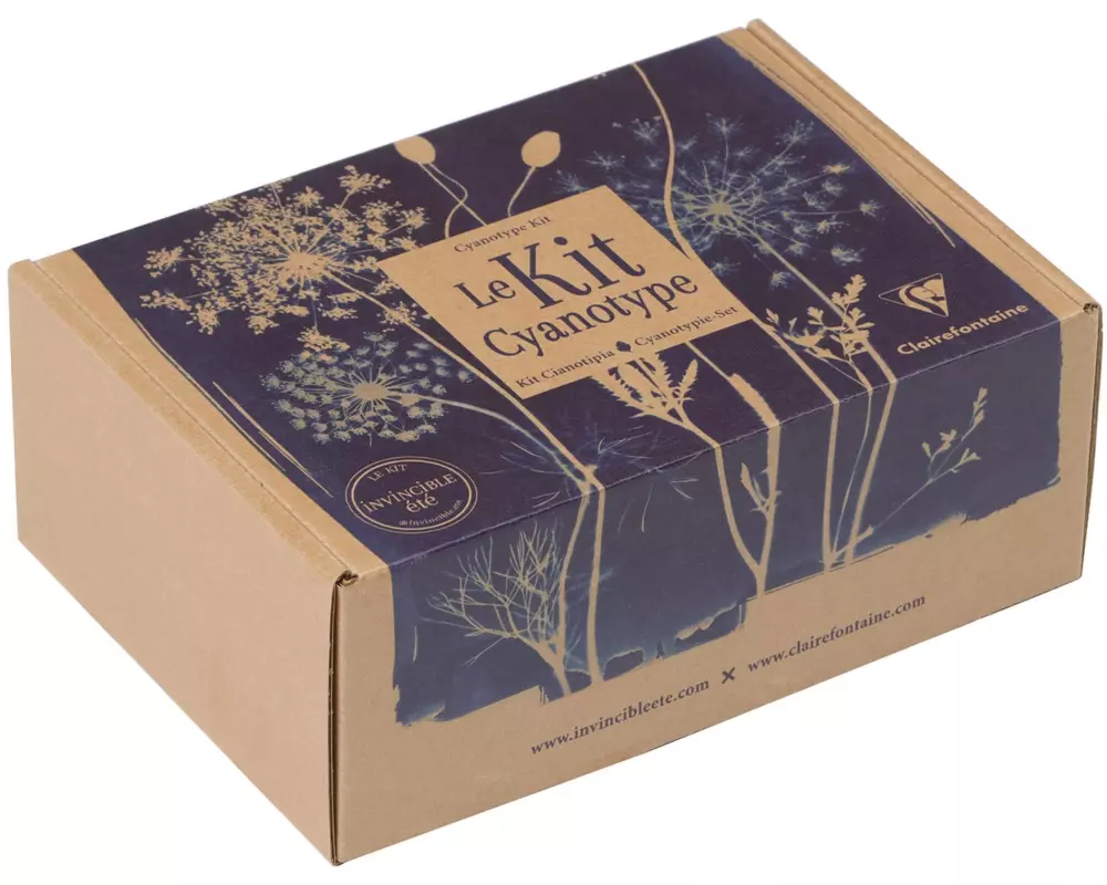 Clairefontaine Bastelset Cyanotype-Kit 10 Blatt