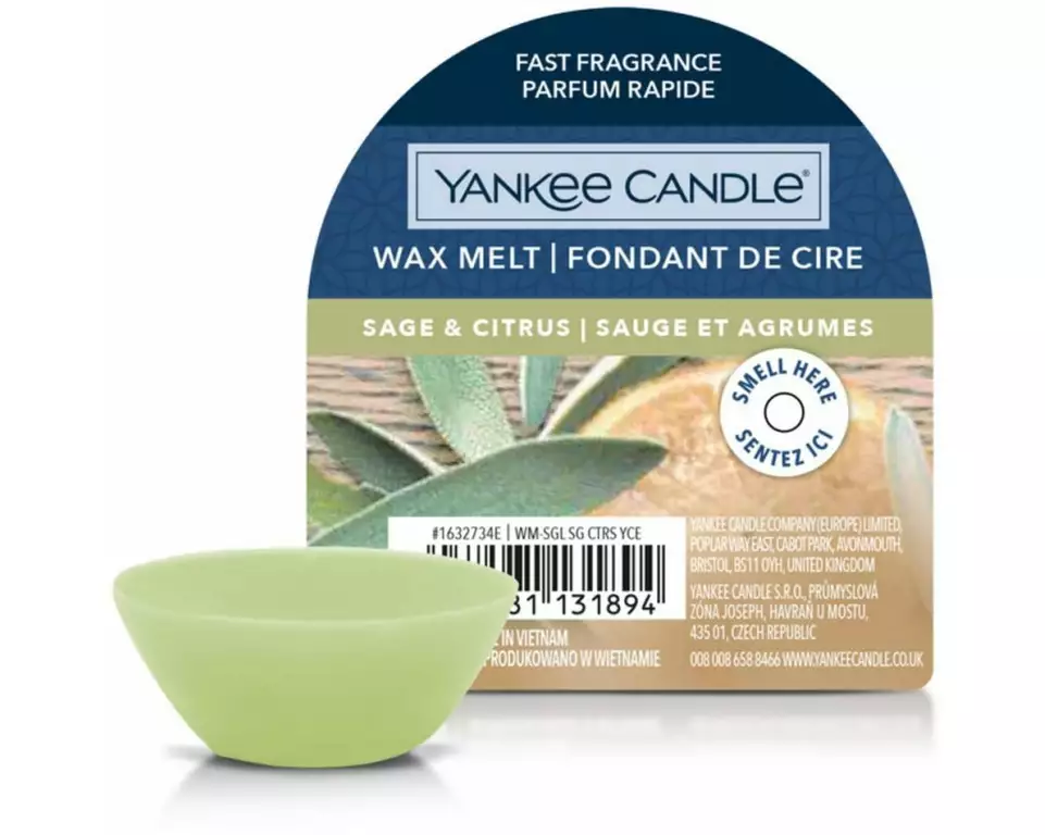 Yankee Candle Signature Duftwachsplättchen Sage & Citrus