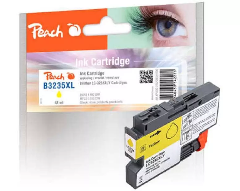 Peach Tinte Brother LC-3235XL Yellow