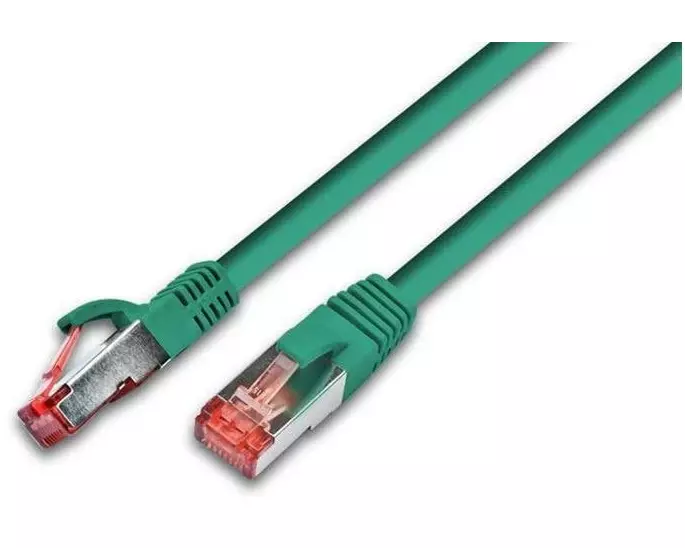 Wirewin Patchkabel RJ-45 - RJ-45, Cat 6A, S/FTP, 30 m, Grün