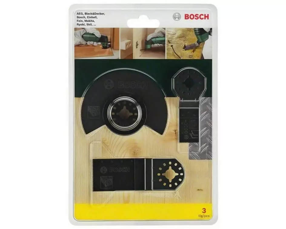 Bosch Zubehörset Holz, 3 Teile