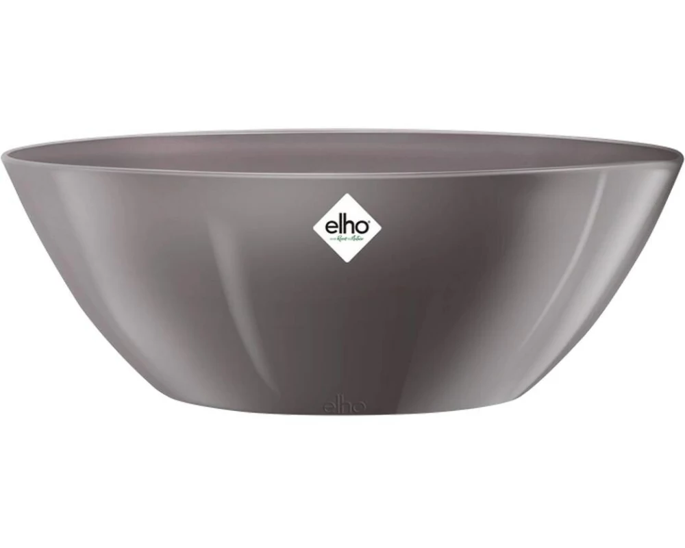 Elho Blumentopf Brussels Diamond oval 3.8 l, Oyster Pearl