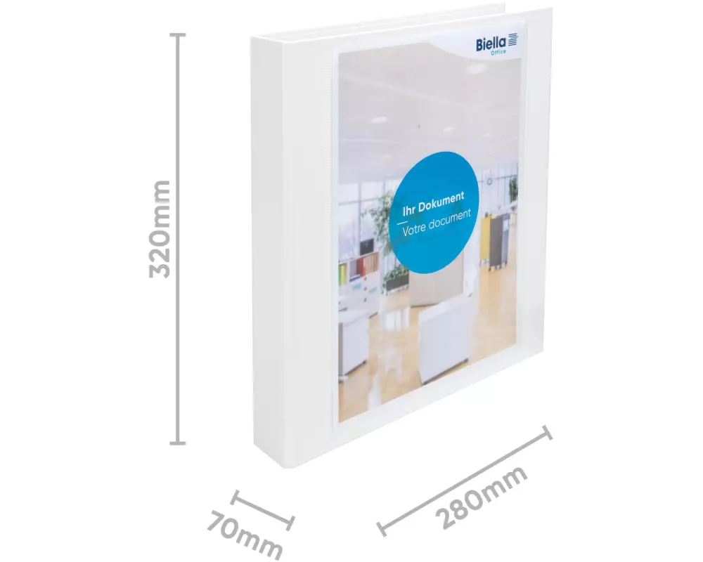 Biella Zeigebuch Creative XL #2 Ringe: 4.5 cm Ø, Rücken: 6.8 cm