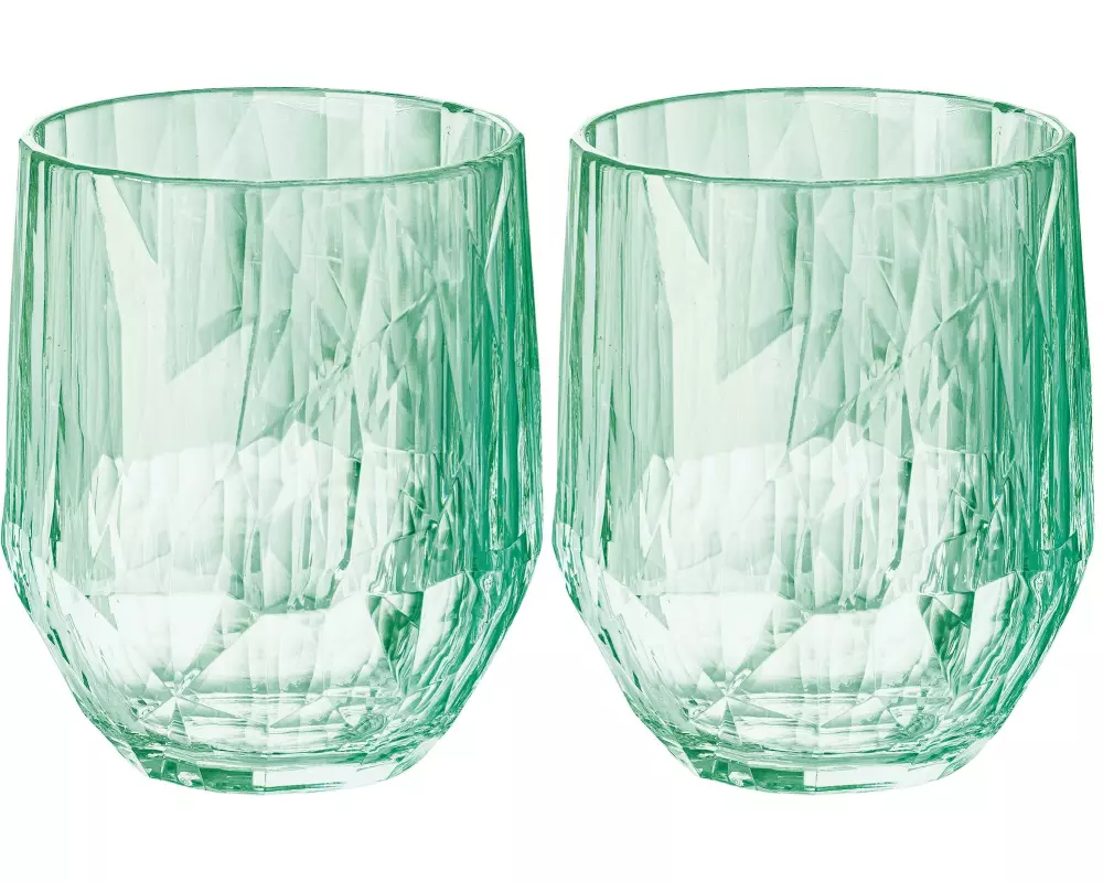 Koziol Trinkglas Club No. 24 300 ml, 2 Stück, Jade