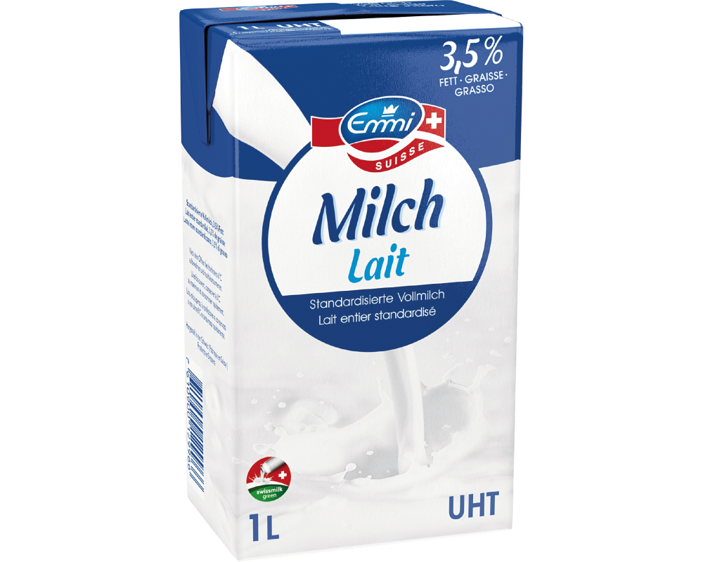 EMMI Vollmilch 3,5%, UHT 1030163 1 l, 12 Stk.