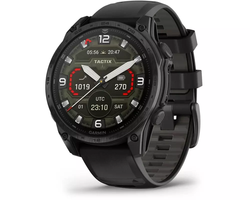 GARMIN GPS-Sportuhr Tactix 8 AMOLED 51mm, Schwarz