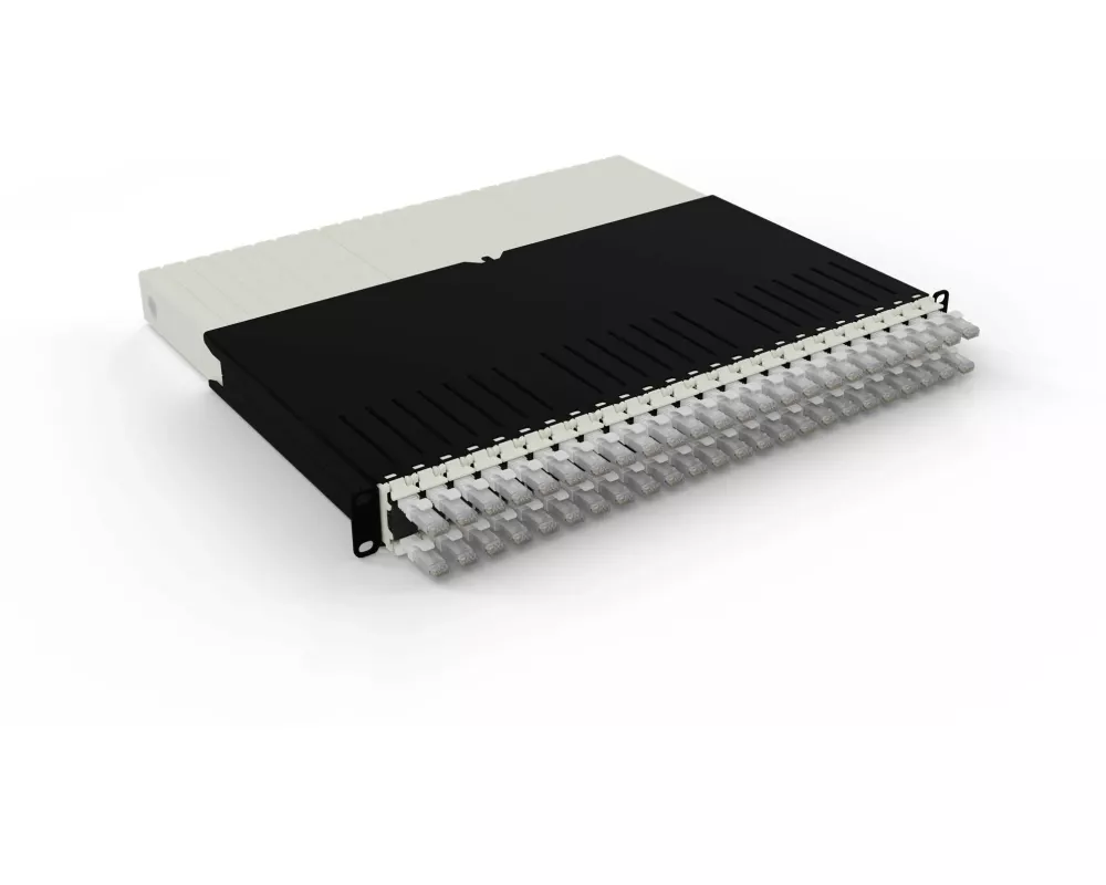 Patchbox patchbox.one / 8RU / Cat 6A, UTP, 0.8 m, Weiss