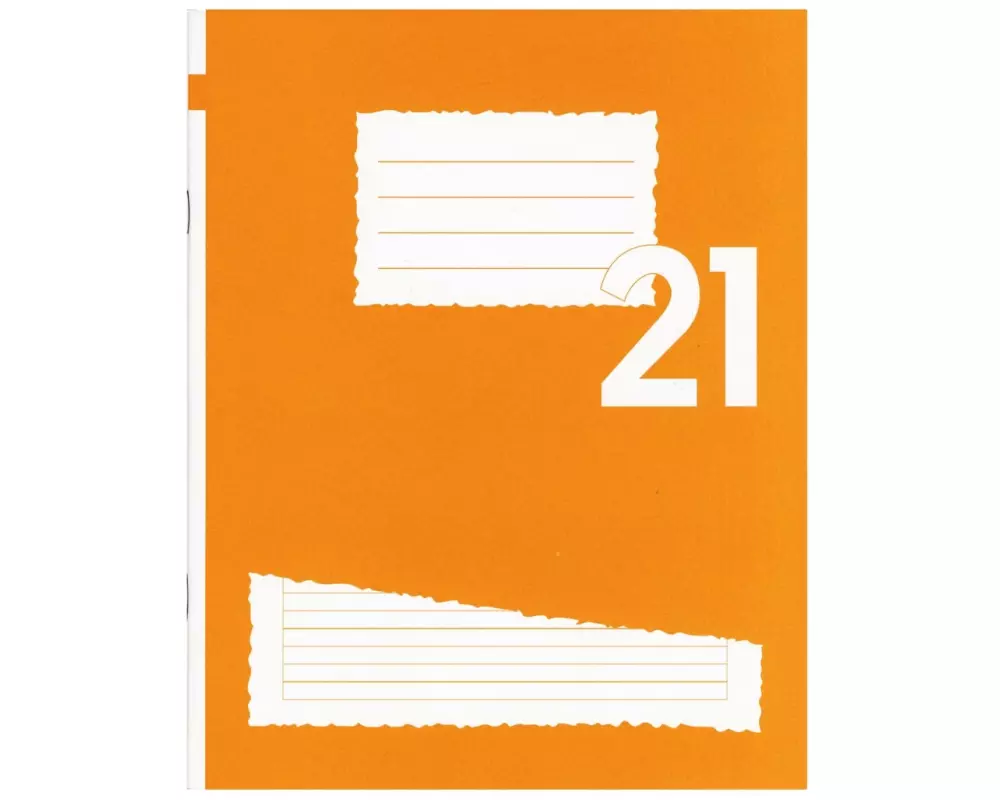 Office Focus Schulheft FSC E5, Liniert, Orange, 25 Stück