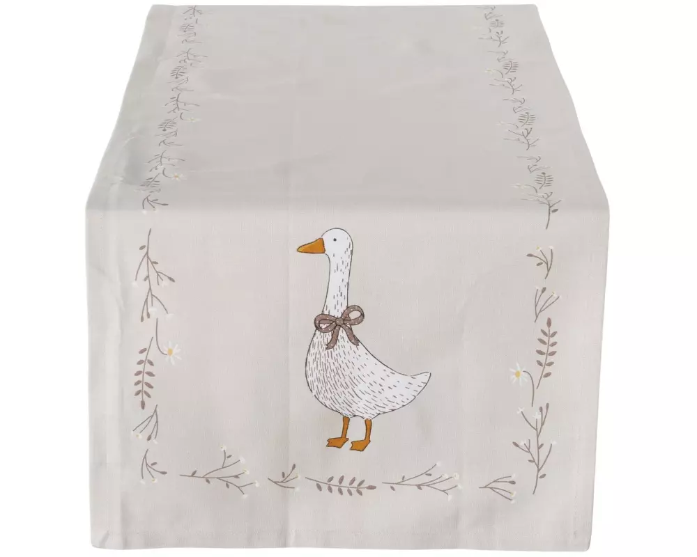 Boltze Tischläufer Goosie 140 x 40 cm, Mehrfarbig