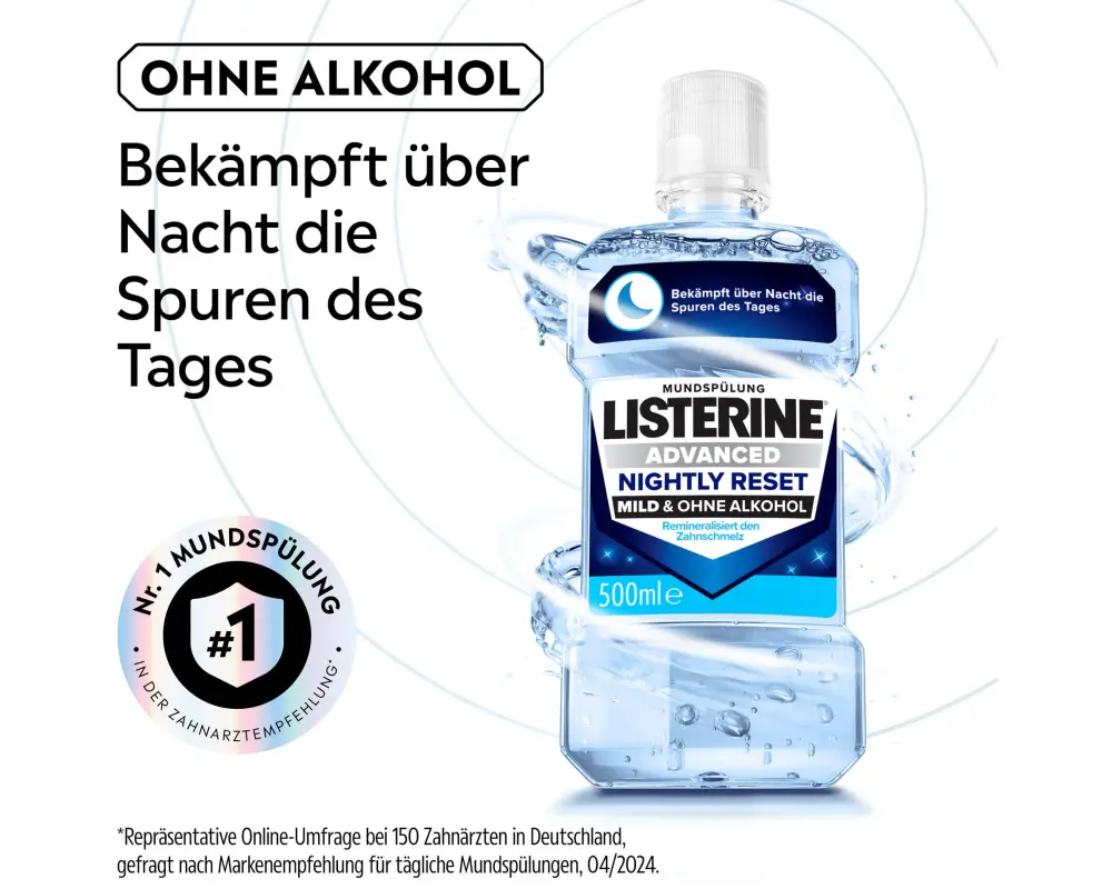Listerine Nightly Reset 500 ml