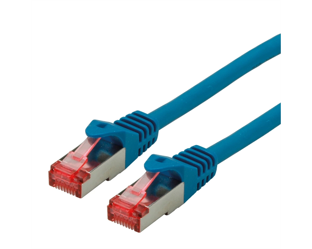 ROLINE Patchkabel Cat.6 S/FTP (PiMF), Component Level, LSOH, blau, 1,5 m