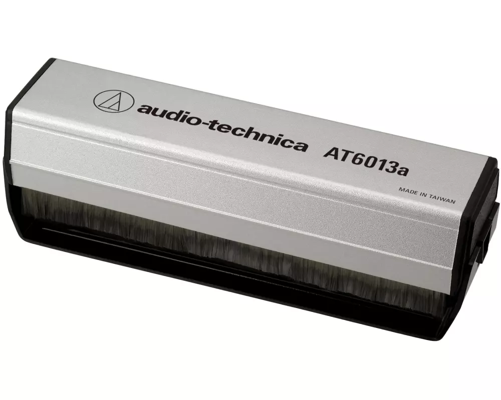 Audio-Technica Plattenbürste AT6013a Antistatisch Edelstahl Schwarz