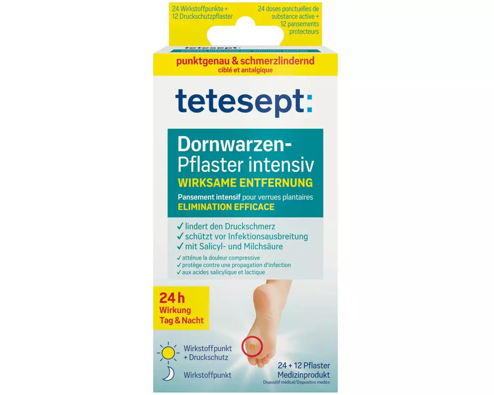 tetesept foot care Dornwarzenpflaster 12 Stück