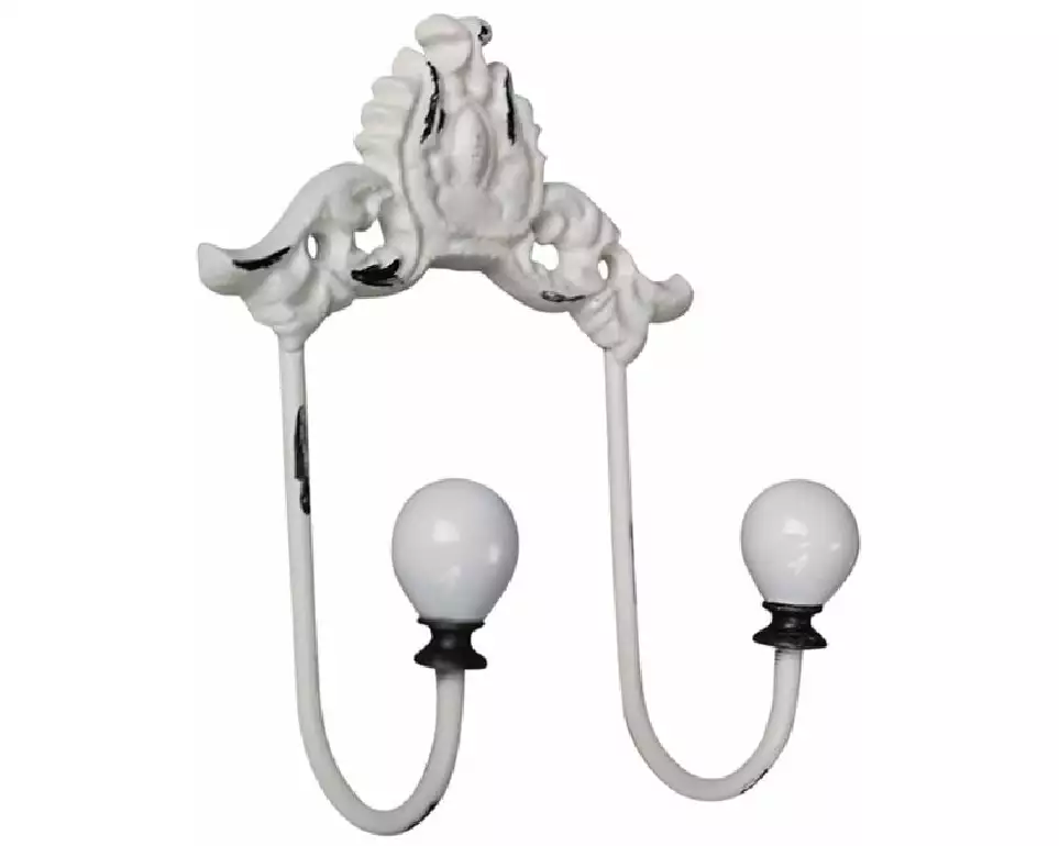 Chic Antique Wandhaken Antique mit 2 Haken Crème