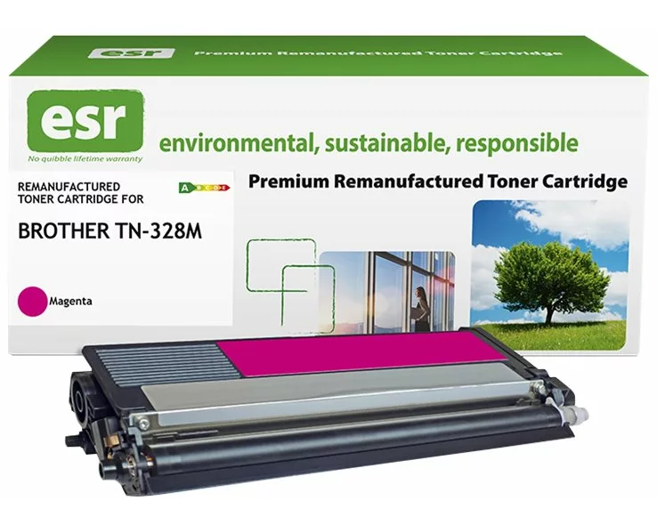 ESR Toner cartridge compatible with Brother TN-328M magenta remanufactured 6.000 pages