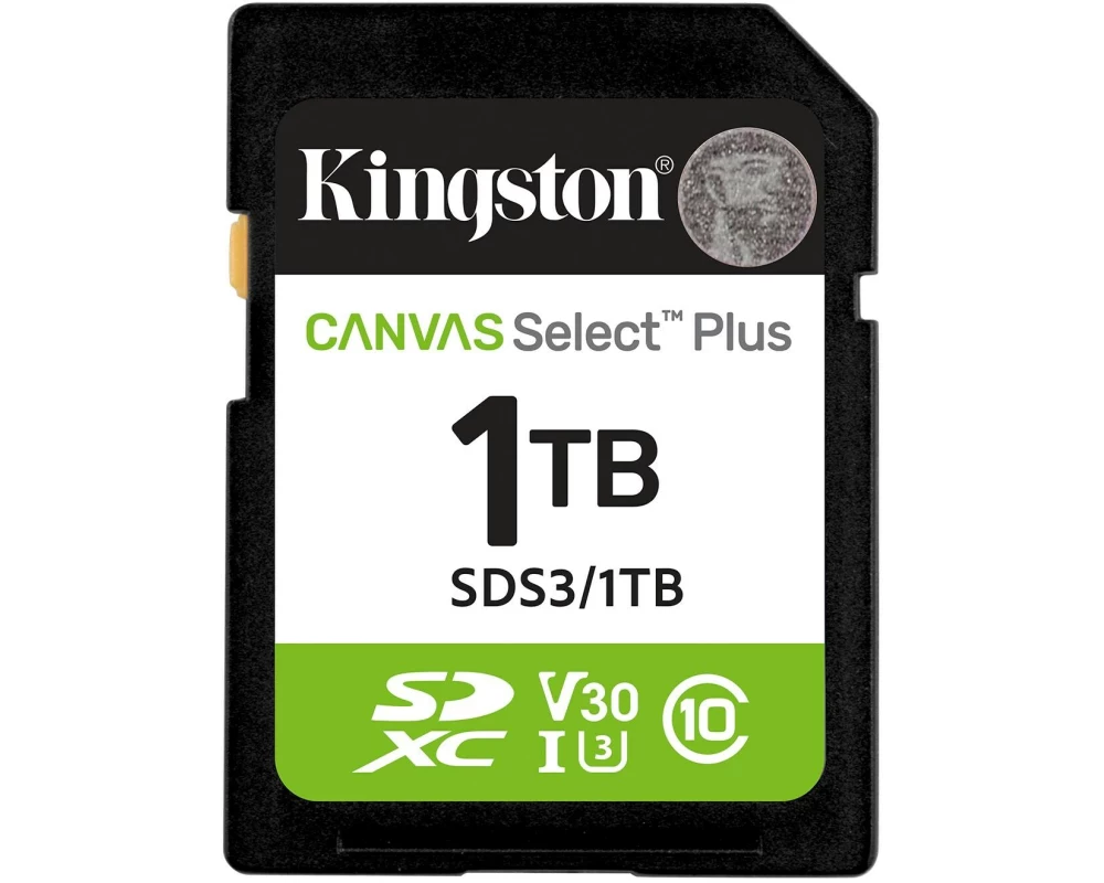 Kingston SDXC-Karte Canvas Select Plus Gen3 1000 GB