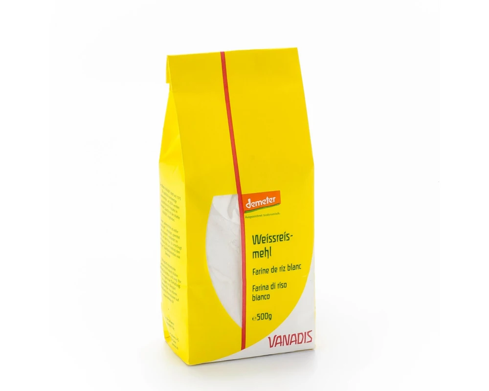 Vanadis Weissreismehl, Demeter 500 g