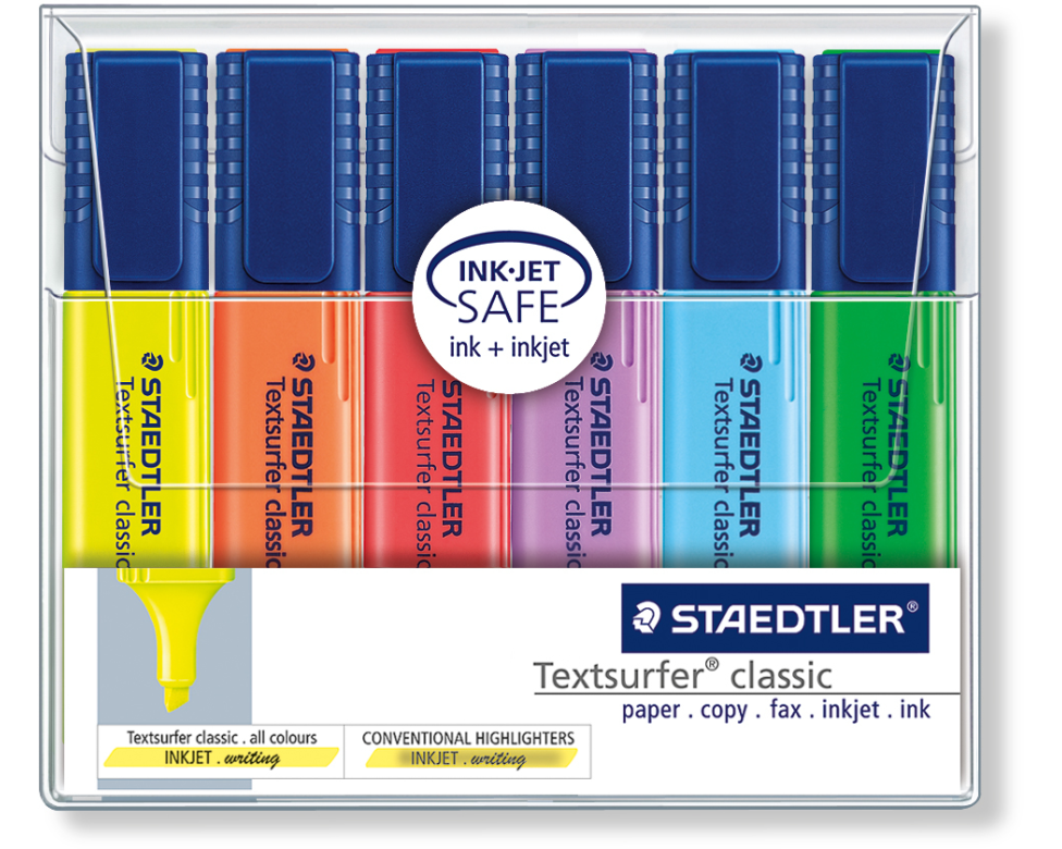 STAEDTLER Textsurfer Classic 364WP6 6 Farben ass.