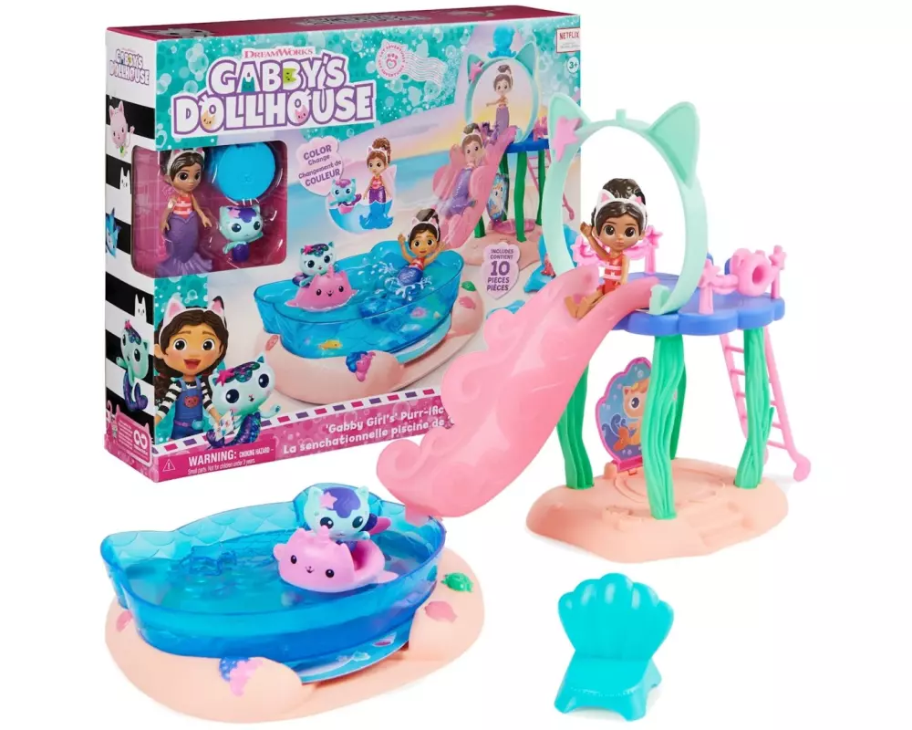 Spinmaster Spielfigurenset Gabby’s Dollhouse Pool Adventures