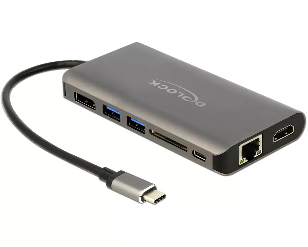 Delock Dockingstation USB 3.1 Typ-C HDMI/DP/USB 3.0/SD/LAN/PD 3.0